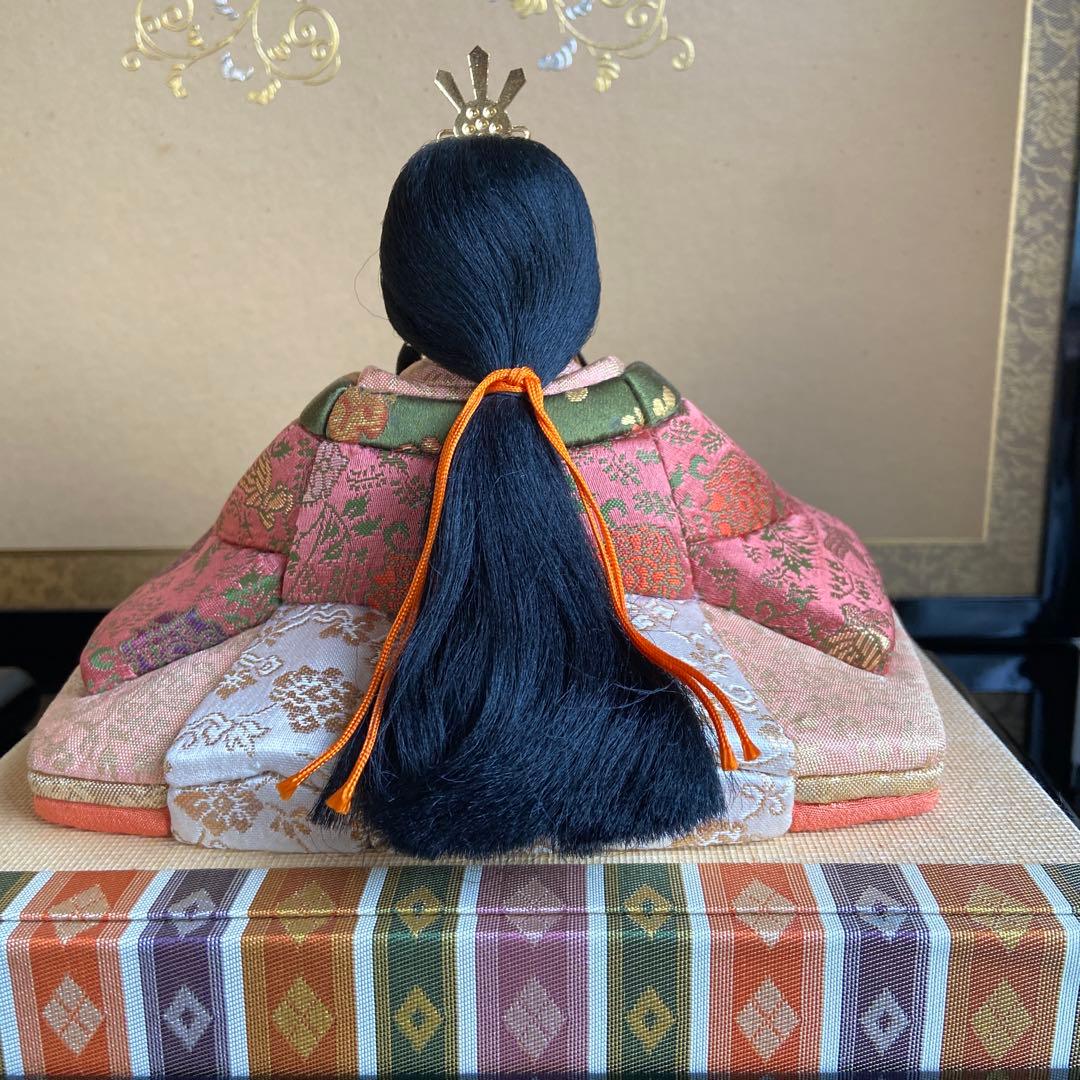 雛人形 木目込み人形 親王飾り 玉秀作 賀茂雛