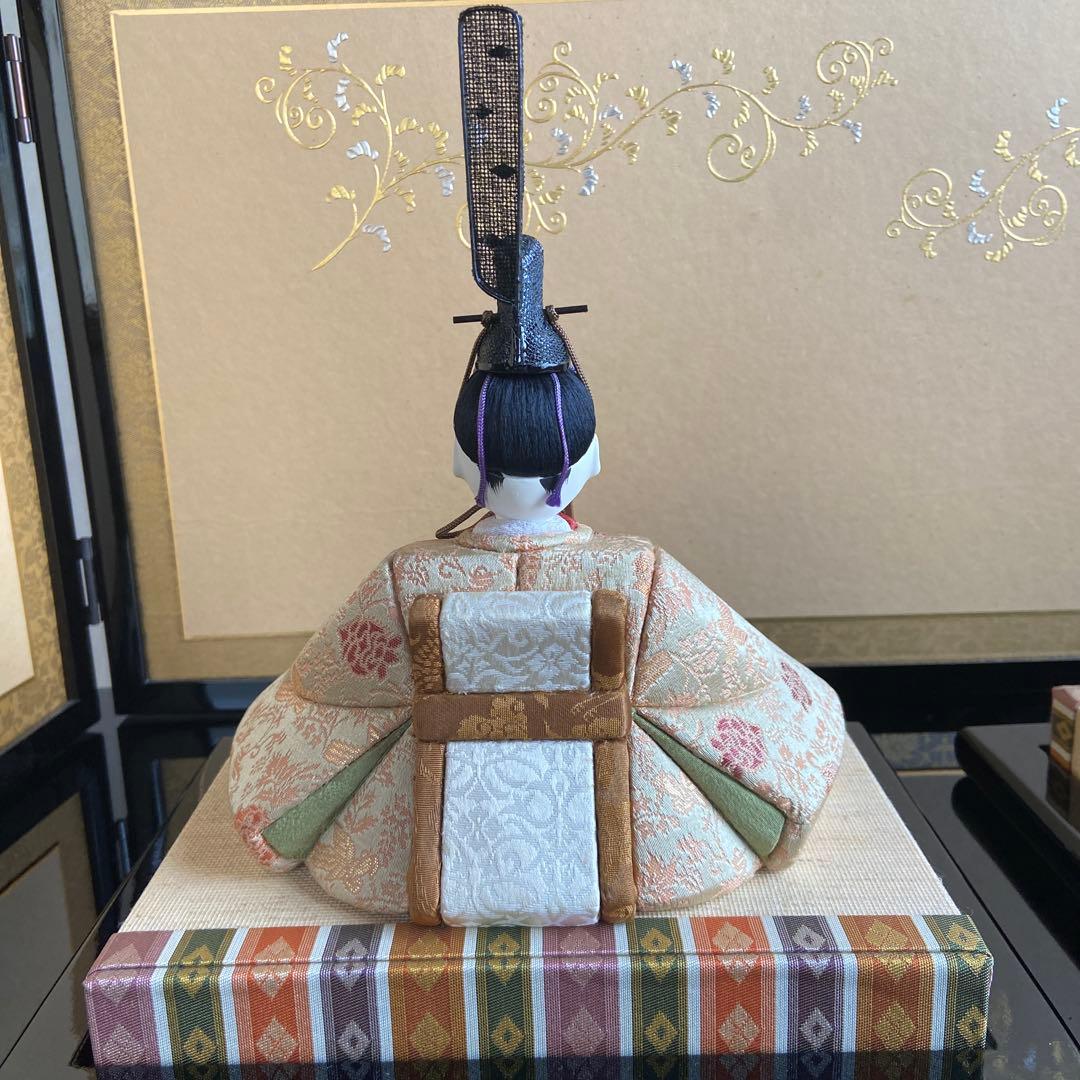 雛人形 木目込み人形 親王飾り 玉秀作 賀茂雛