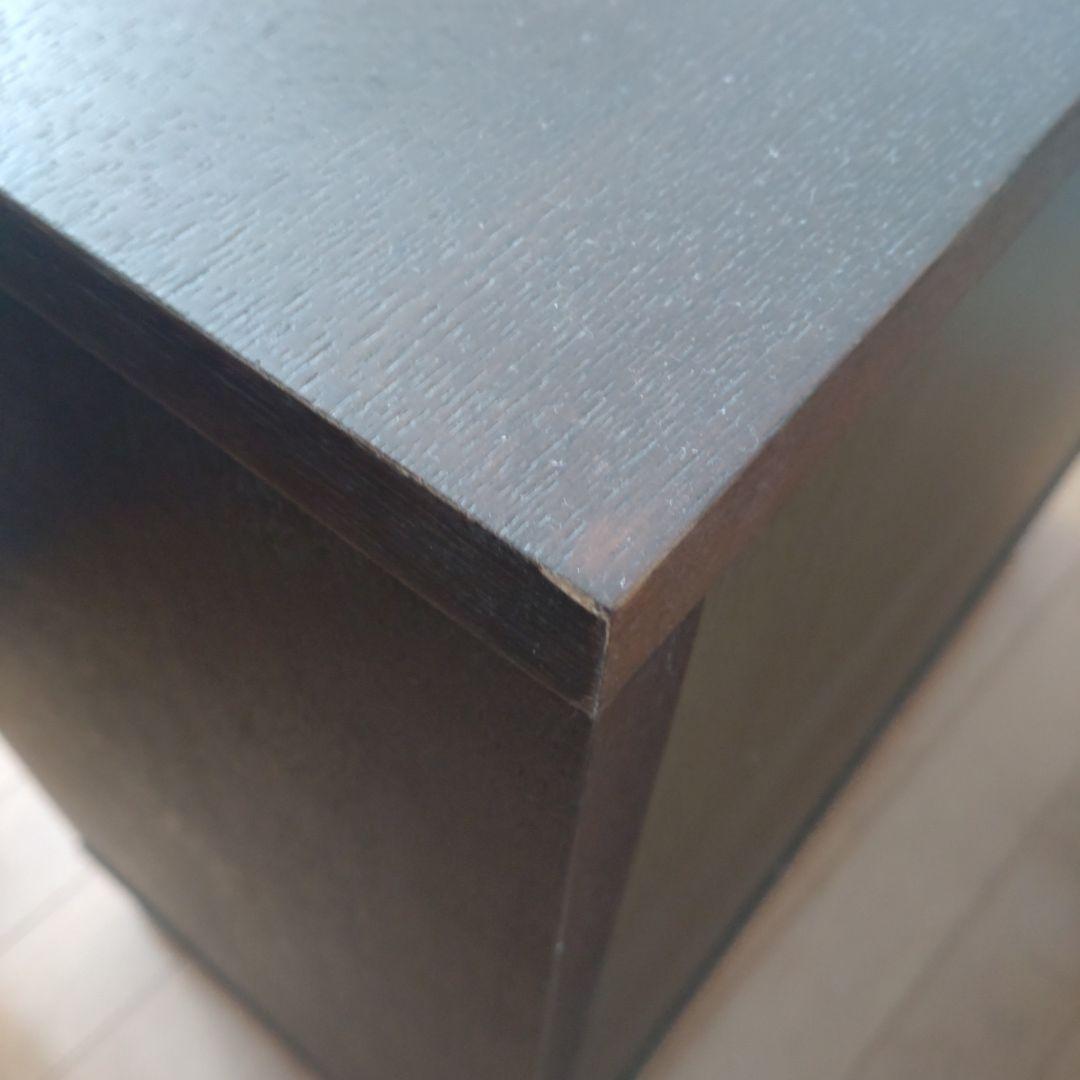 無印良品　タモ材　チェスト4段　脚付き