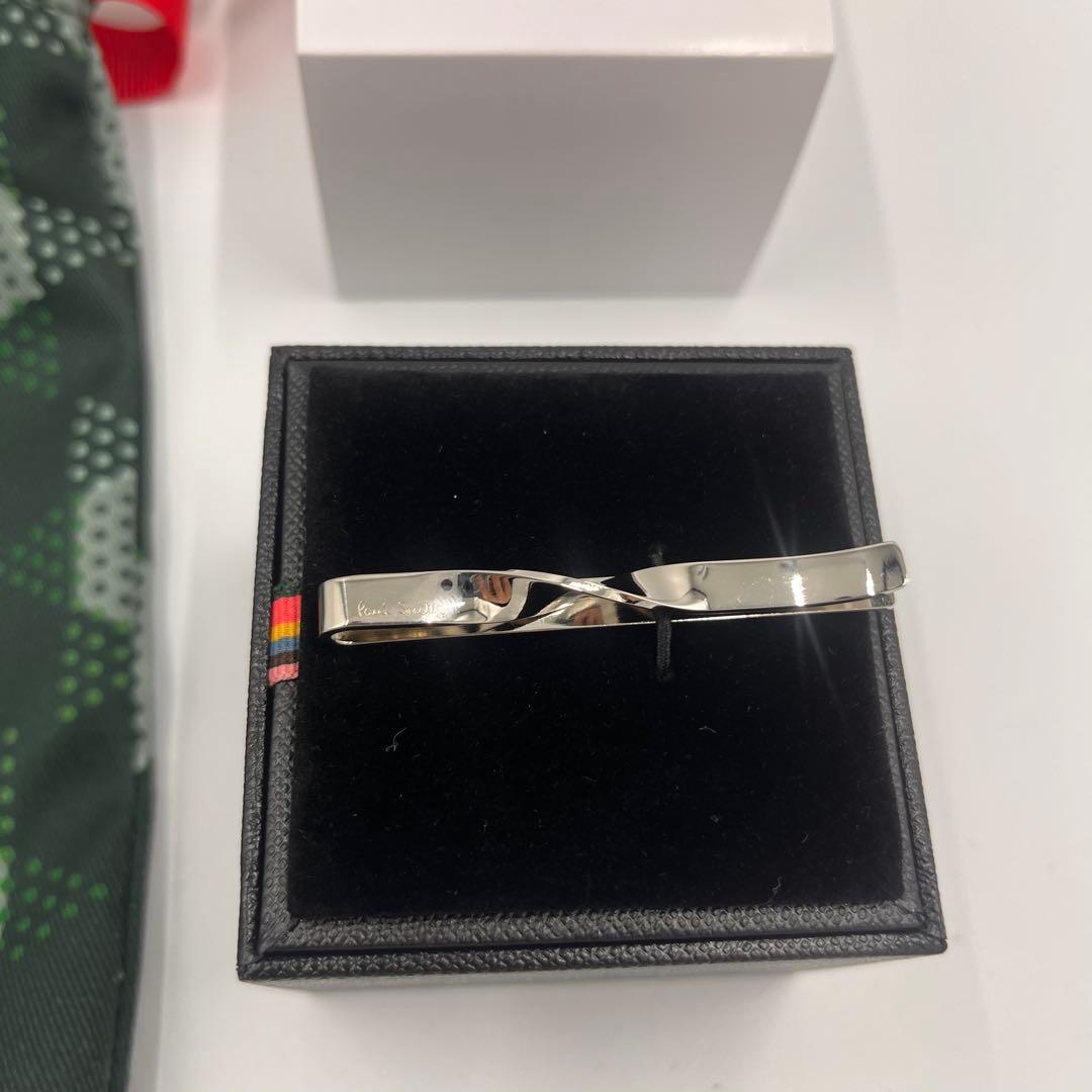【新品未使用】Paul Smith ネクタイピン　ツイスト　品 巾着・箱アリ