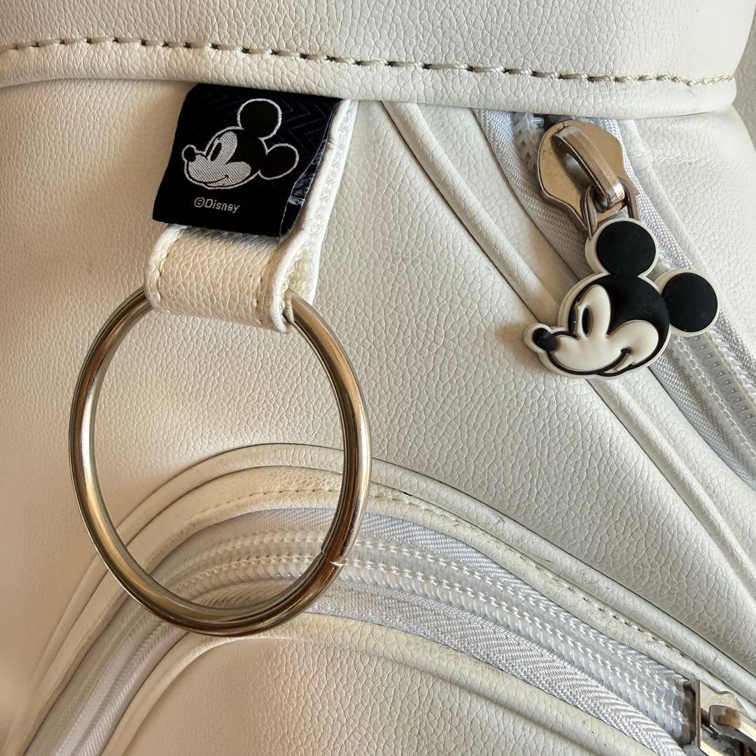 現行モデル　限定シリアル付　パーリーゲイツ　キャディバッグ　白　ディズニーコラボ