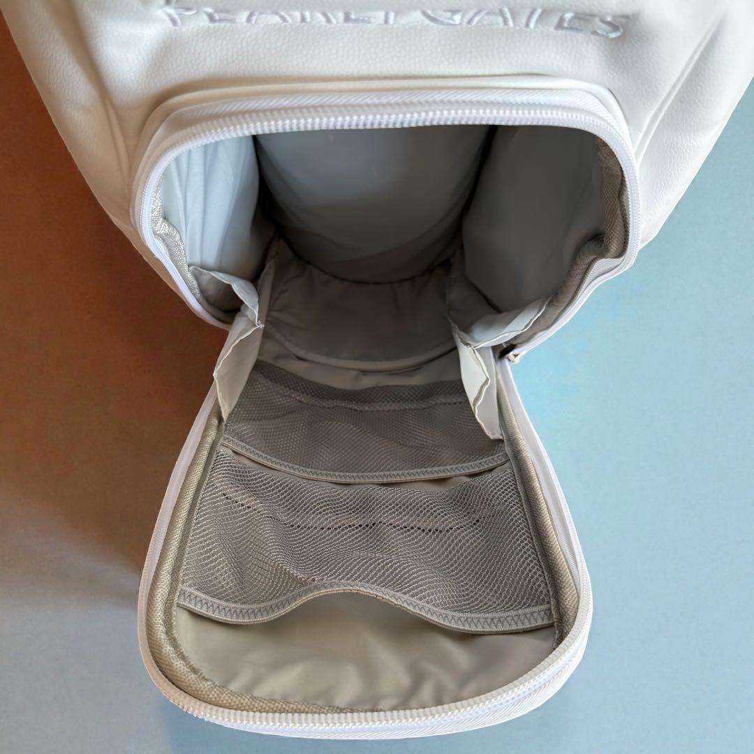 現行モデル　限定シリアル付　パーリーゲイツ　キャディバッグ　白　ディズニーコラボ