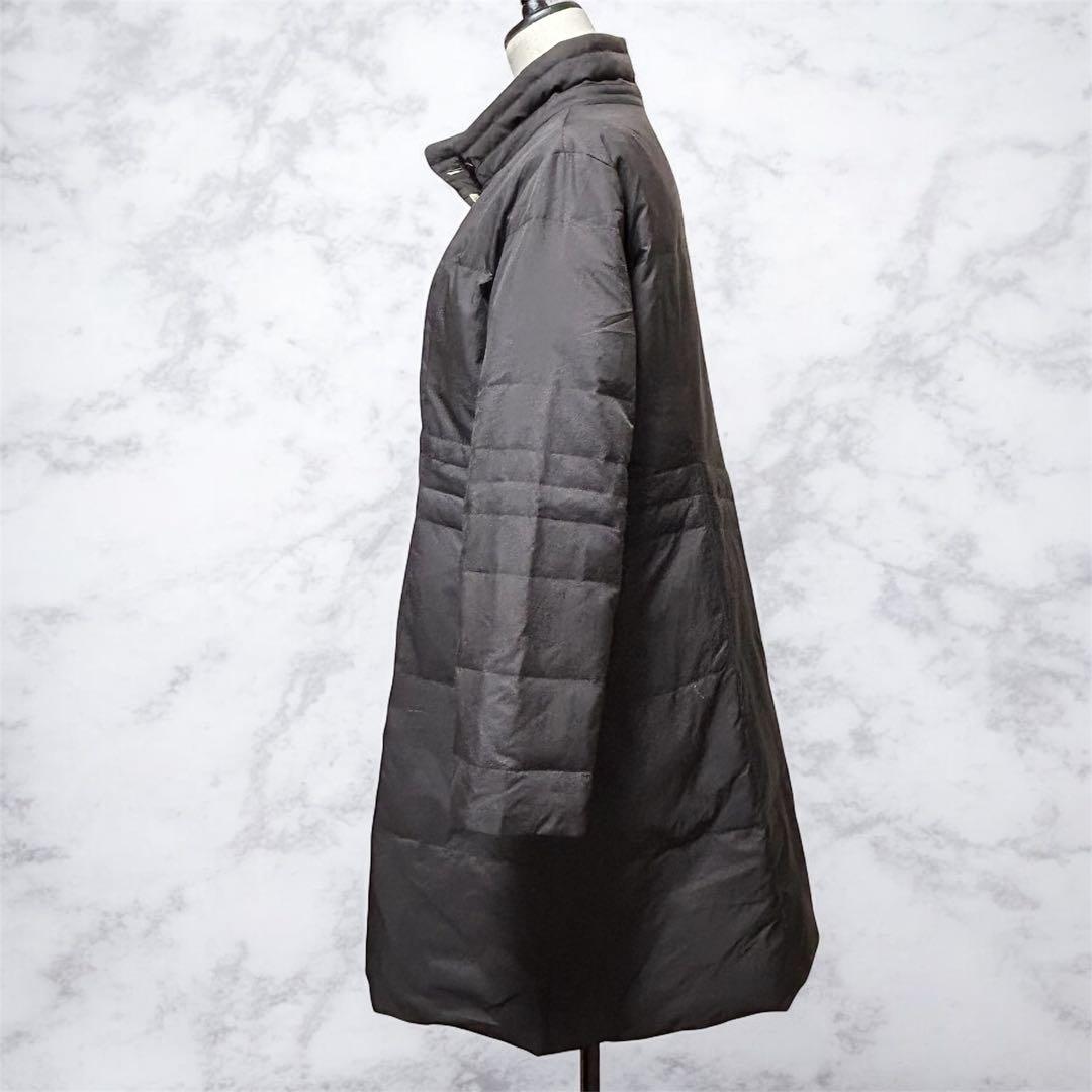 LEONARD SPORT 薄手ダウンコート 黒 42 シンプルデザイン