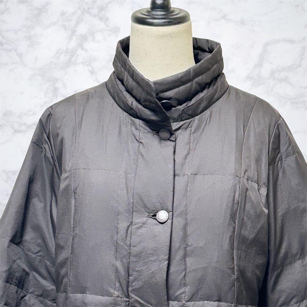 LEONARD SPORT 薄手ダウンコート 黒 42 シンプルデザイン