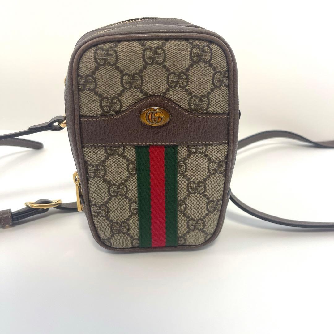 い*！様 GUCCI オフィディア ミニメッセンジャーバッグ GGスプリーム ウ
