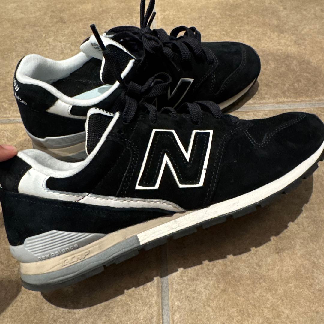 a*o様 箱あり　ニューバランス　996 黒 24.5cm