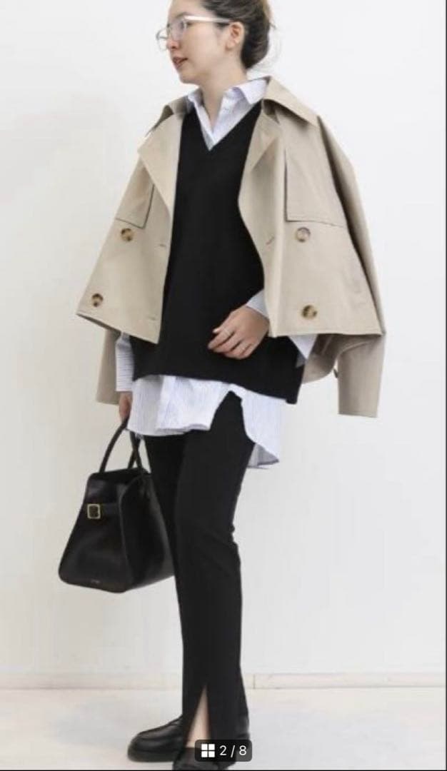 ジャケット・アウター L'Appartement MINITZ SHORT TRENCH COAT