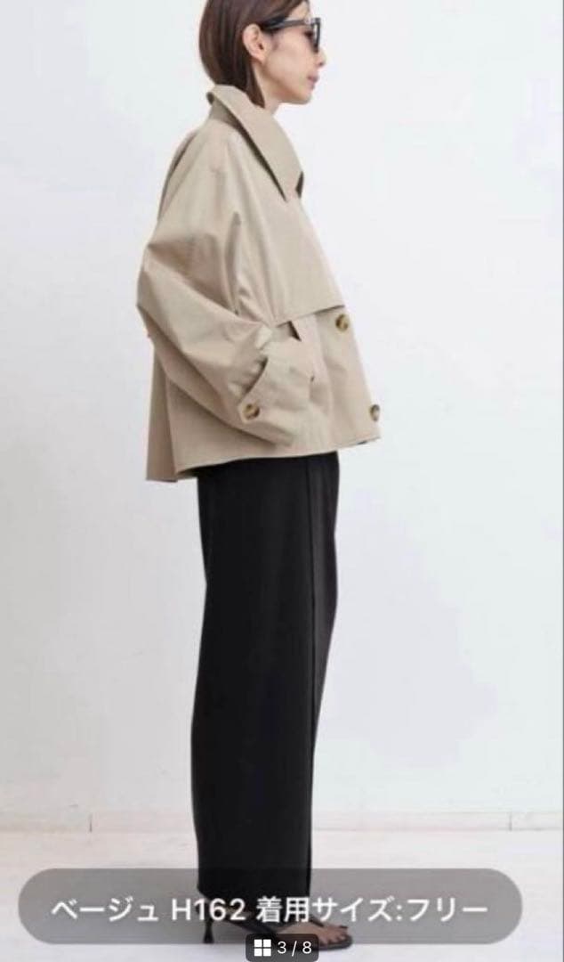 ジャケット・アウター L'Appartement MINITZ SHORT TRENCH COAT