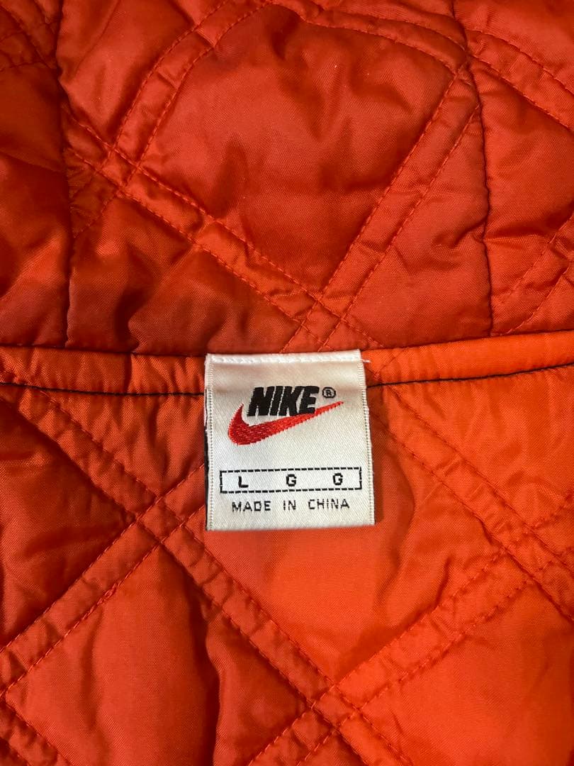 NIKE 90s ビンテージ 銀タグ ビッグスウォッシュ ベンチコート 黒 L