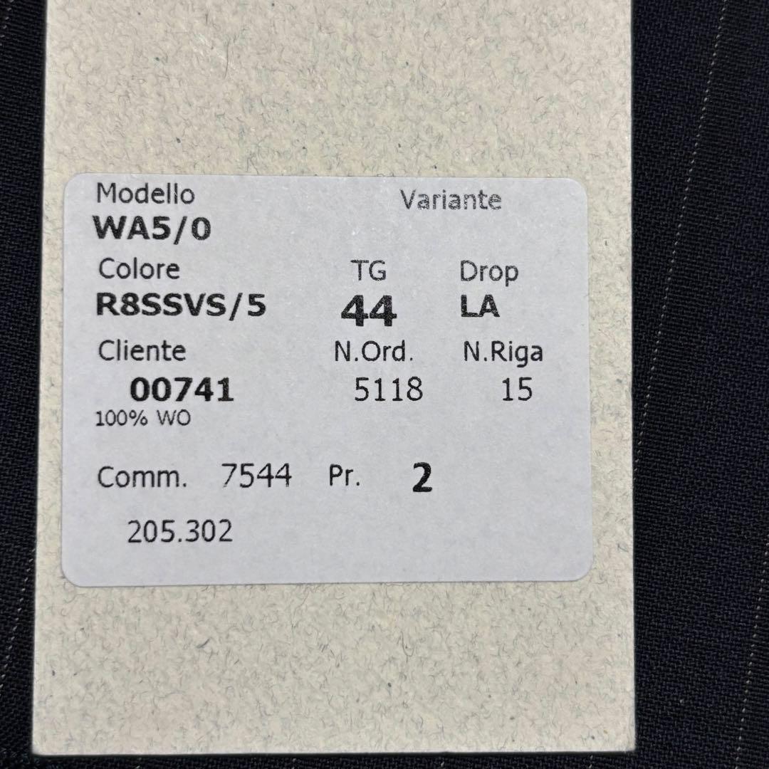 新品タグ付 現行モデル レミュー イタリア製 スーツ ダブル DRAGO生地使用