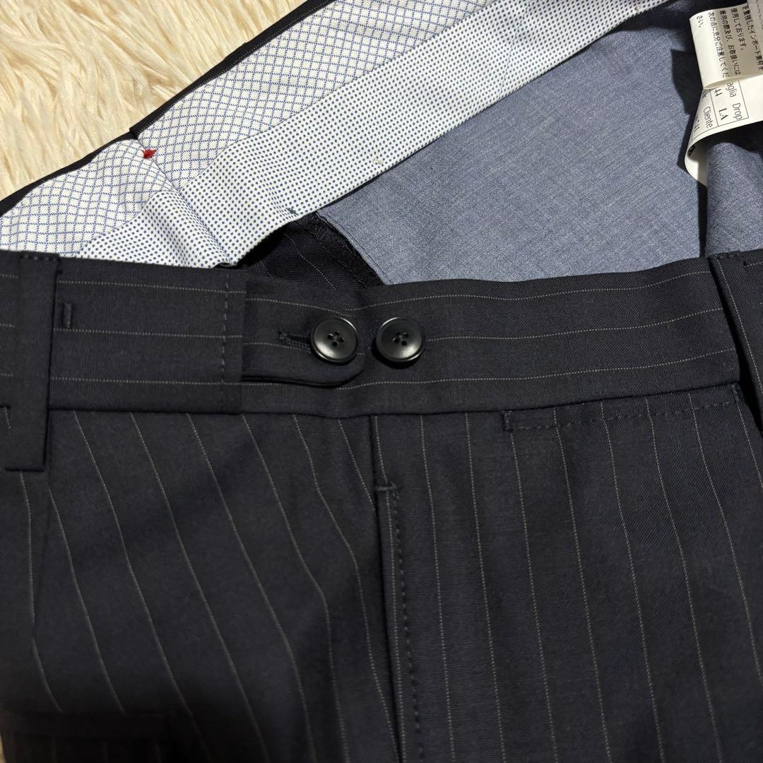 新品タグ付 現行モデル レミュー イタリア製 スーツ ダブル DRAGO生地使用