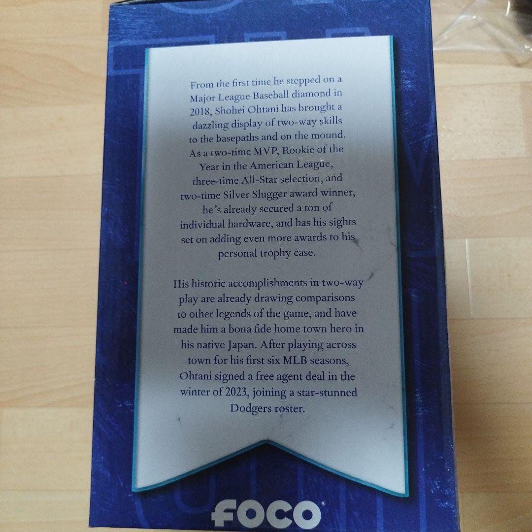 最終価格！世界限定96体　FOCO BIGHEADS大谷翔平ボブルヘッド