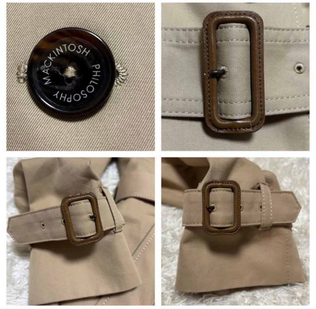 マッキントッシュフィロソフィー　トレンチコート　チェック　ライナー　S