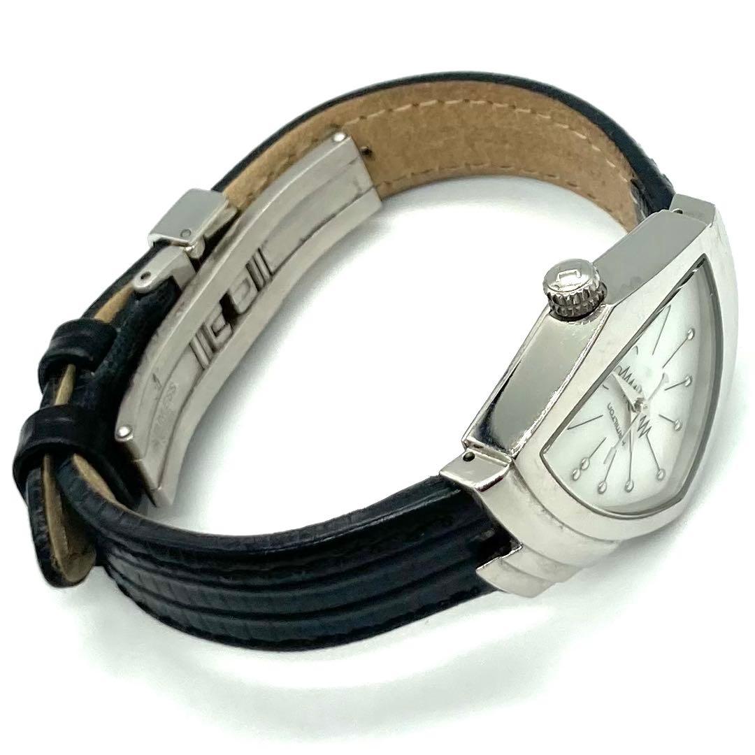 【稼動】 ハミルトン ベンチュラ 腕時計 H242112 ホワイトシェル