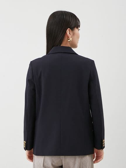 ここ 25AW 試着のみ【MilaOwen】金釦ダブルブレストブレザー