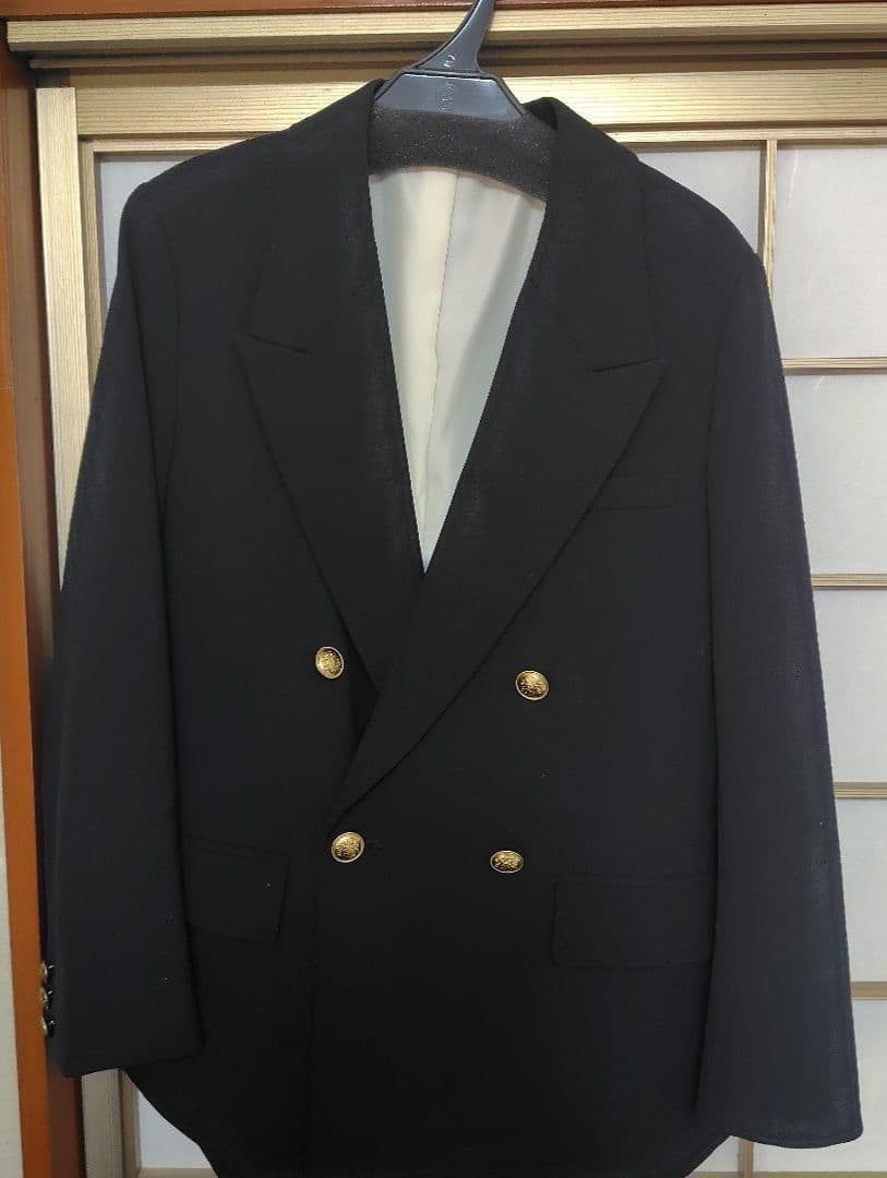 ここ 25AW 試着のみ【MilaOwen】金釦ダブルブレストブレザー