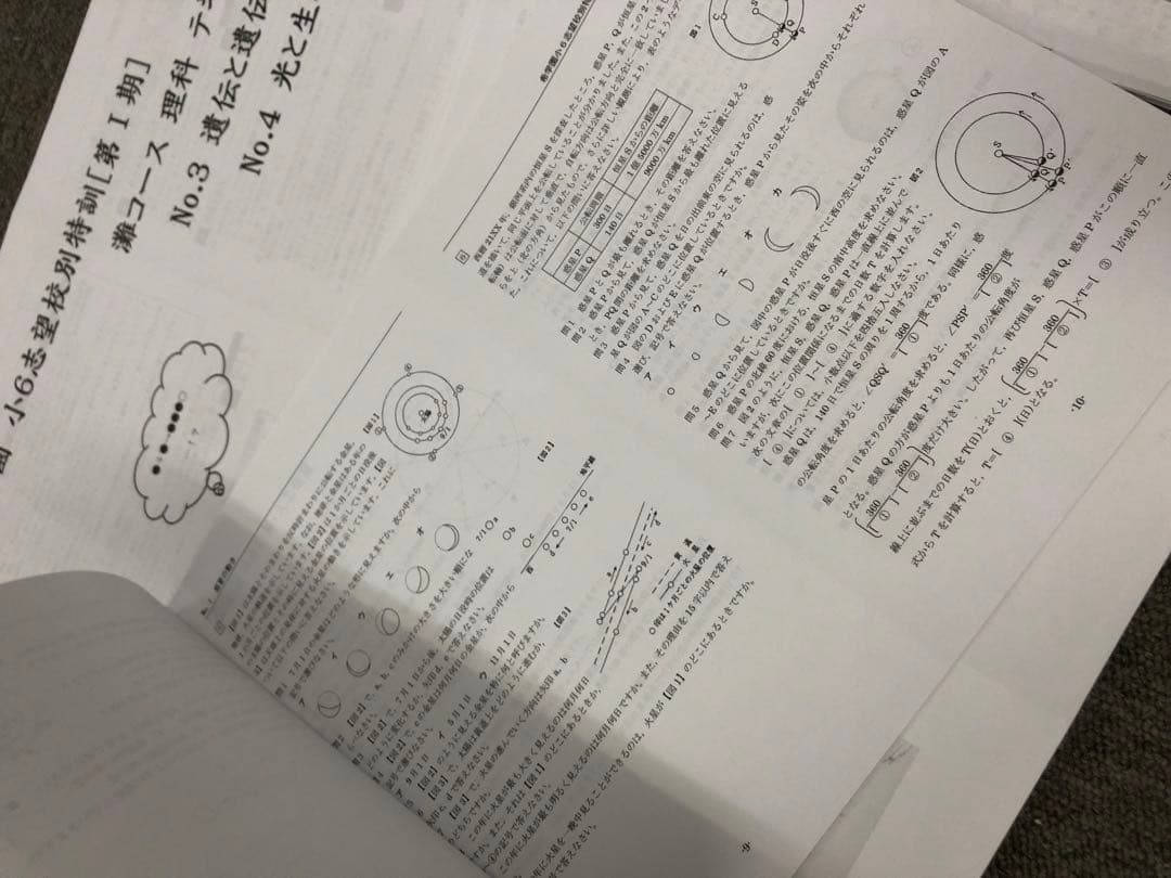 希学園　灘コース 国算理/志望校別Ⅰ～Ⅳ　２０２５年受験書込みほぼ無し～小　美品