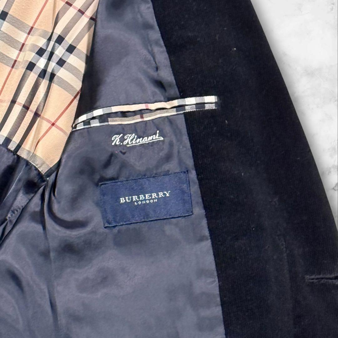 BURBERRY LONDONコーデュロイ テーラードジャケット サイズM 黒