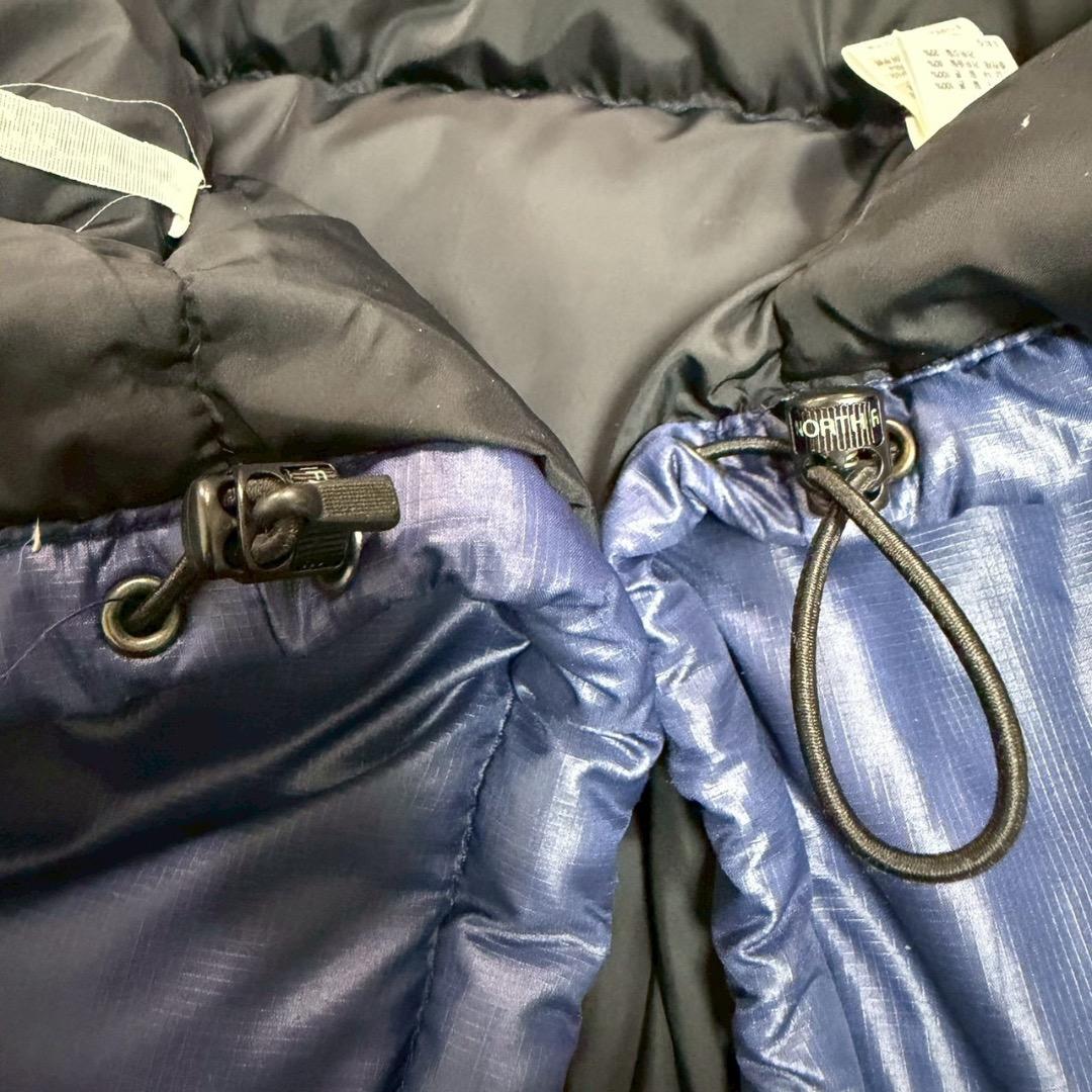 ノースフェイス ヌプシ ダウンベスト 700FP 海外限定 ネイビー S相当