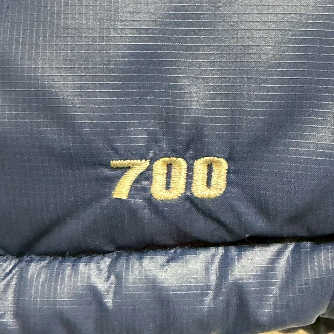 ノースフェイス ヌプシ ダウンベスト 700FP 海外限定 ネイビー S相当