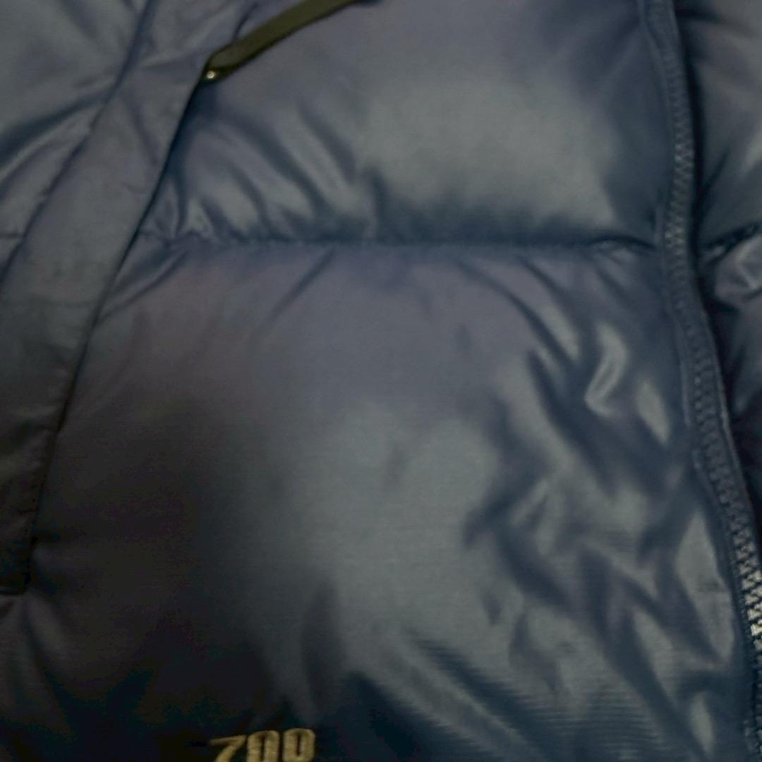 ノースフェイス ヌプシ ダウンベスト 700FP 海外限定 ネイビー S相当