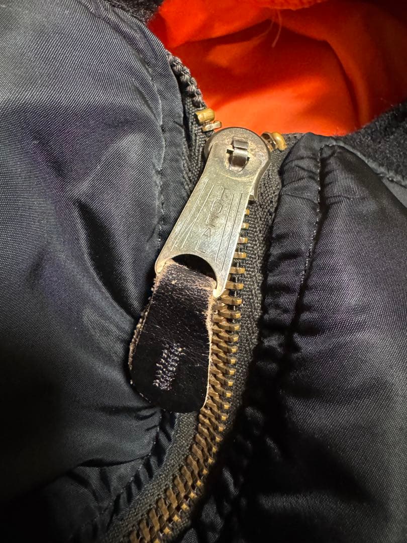 アルファインダストリーズ　USA製　MA-1フライトジャケット XL