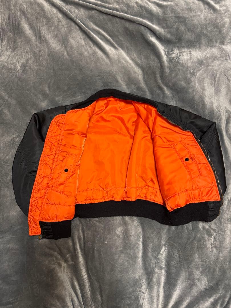 アルファインダストリーズ　USA製　MA-1フライトジャケット XL