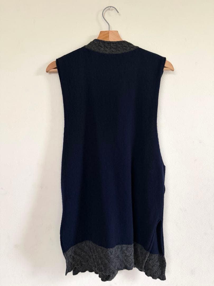 SOU・SOU×ALPHA ウール　ベスト　ニット