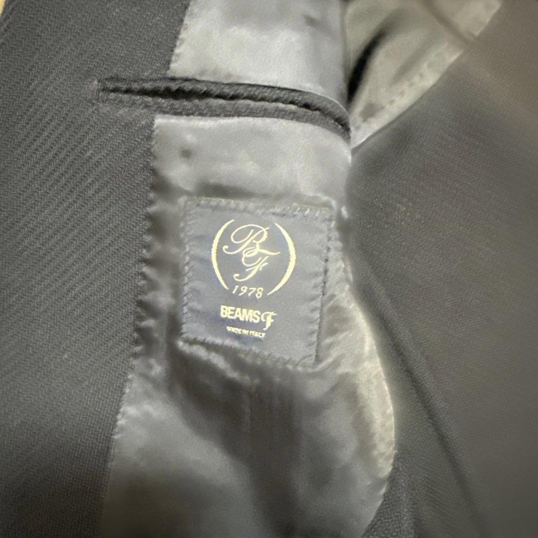 BEAMS F ネイビー テーラードジャケット