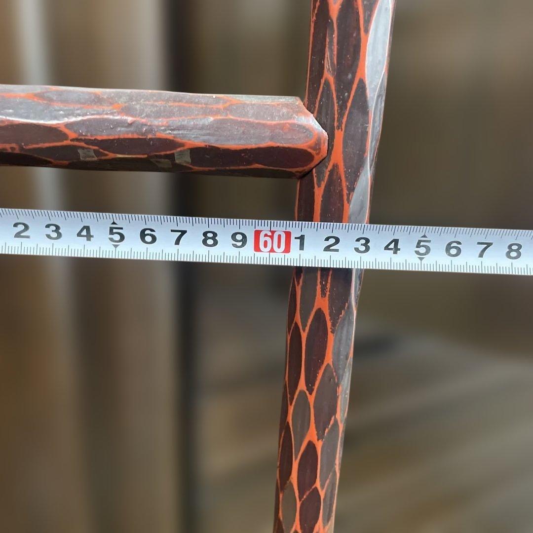 衣紋掛け 衣桁 着物掛け 折り畳み インテリア レトロ　アンティーク中古品