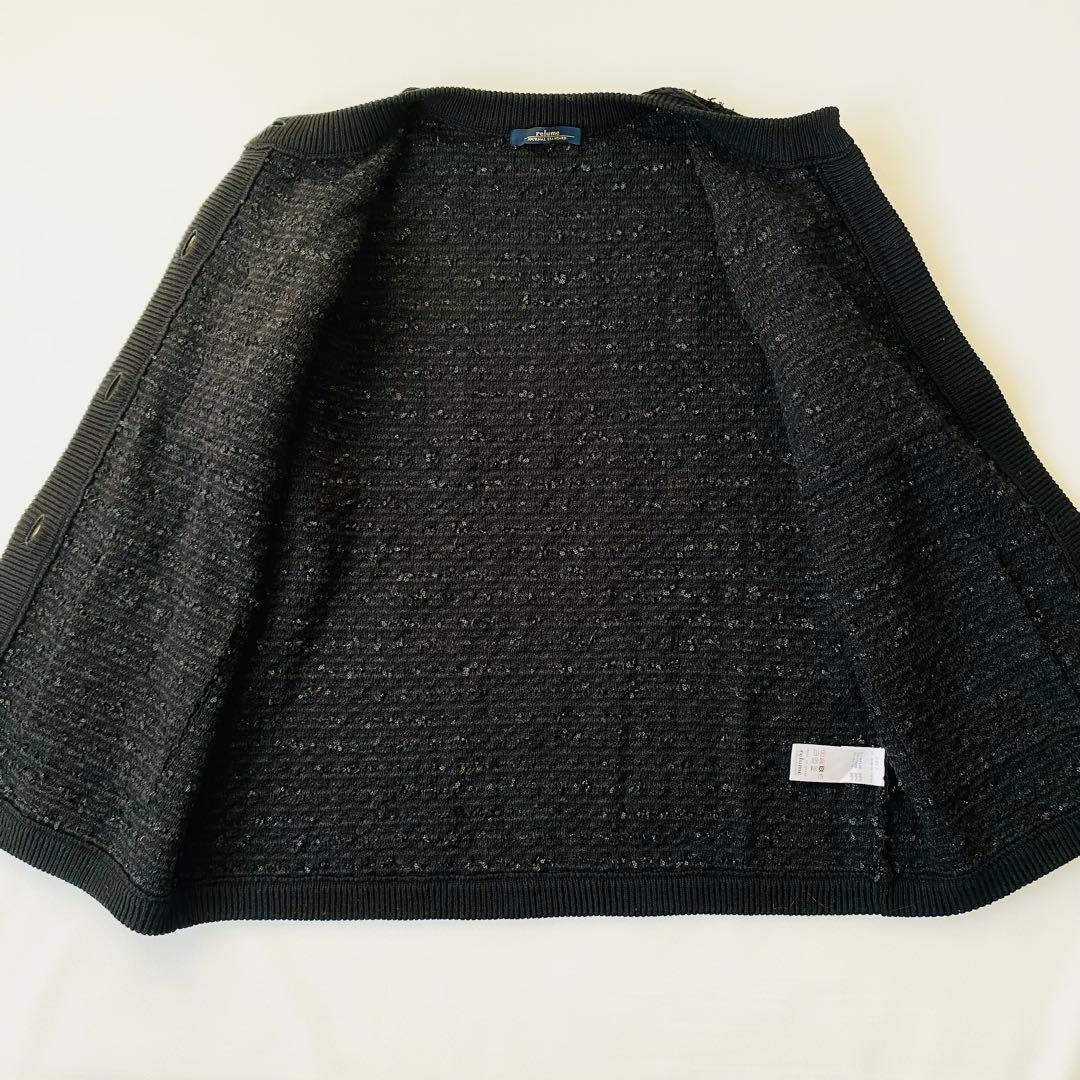 【美品】ジャーナルスタンダード　TWEEDYニットジャケット　ツイード　金ボタン