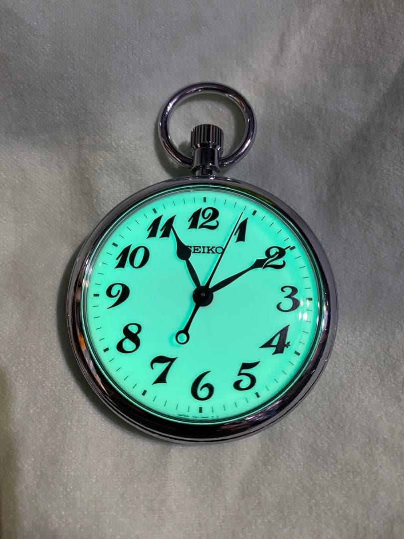 SEIKO 懐中時計 蓄光機能付き ルミブライトWEST平成28年 セイコー