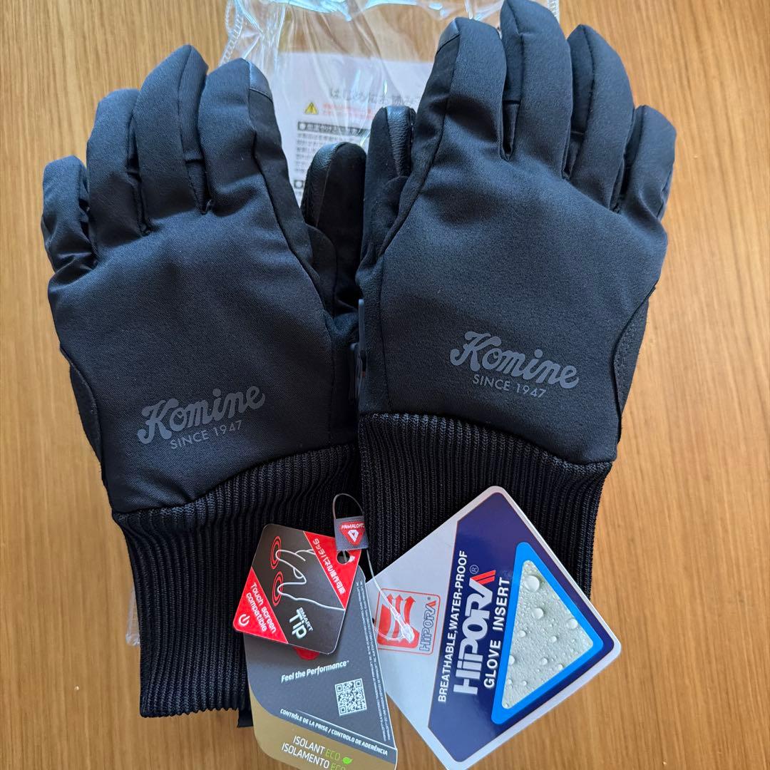 KOMINE EK-220 電熱グローブセット Sサイズ ブラック