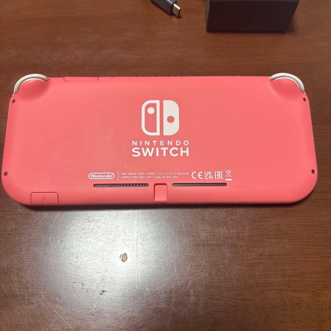 Nintendo Switch Lite ピンク (箱無し）＋保護フィルム付き