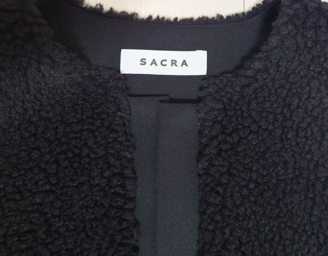 SACRA サクラ　ボア　ミニベスト　ブラック