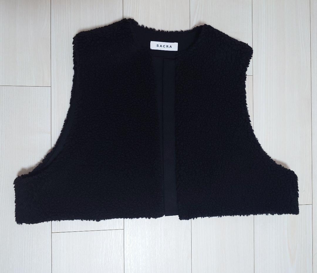 SACRA サクラ　ボア　ミニベスト　ブラック