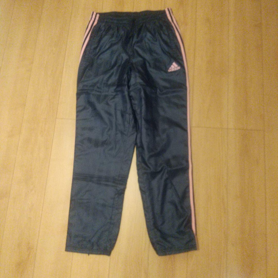 adidas クライマプルーフ ウォーマー上下 (ネイビー／ピンク)