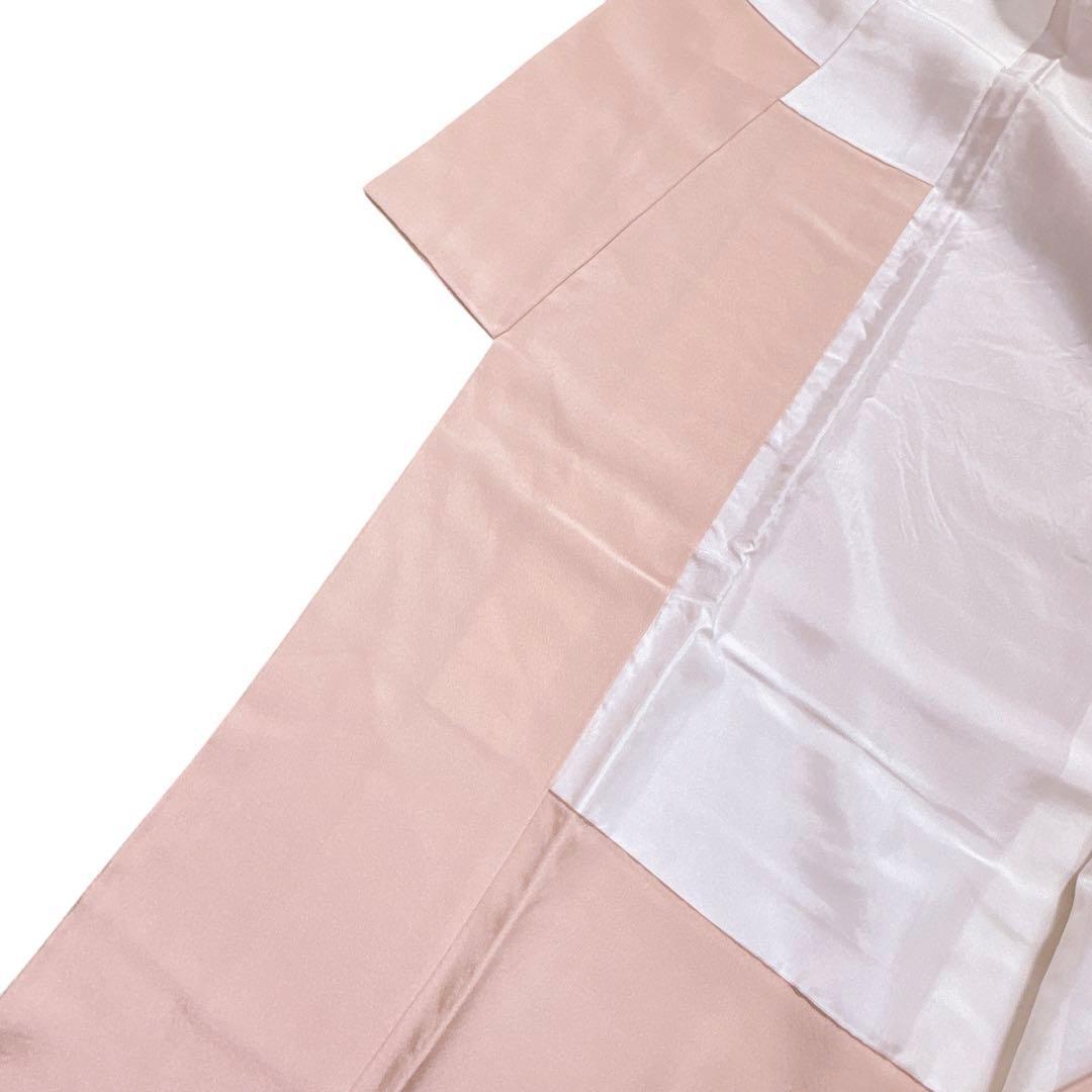 A126愛華 訪問着名門 滝泰 辻が花 絞り 訪問着 紋なし洗柿色フォーマル