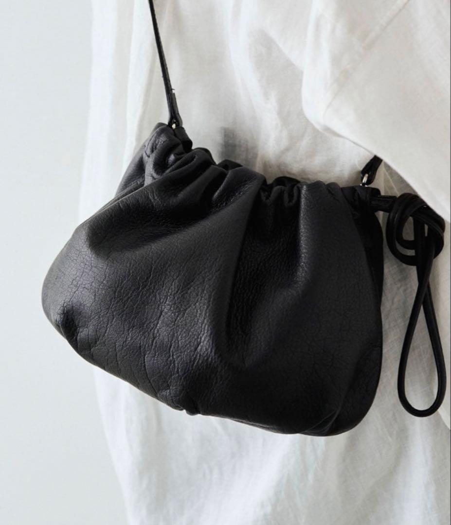 russet ラシット レザー巾着 4WAYショルダーバッグ