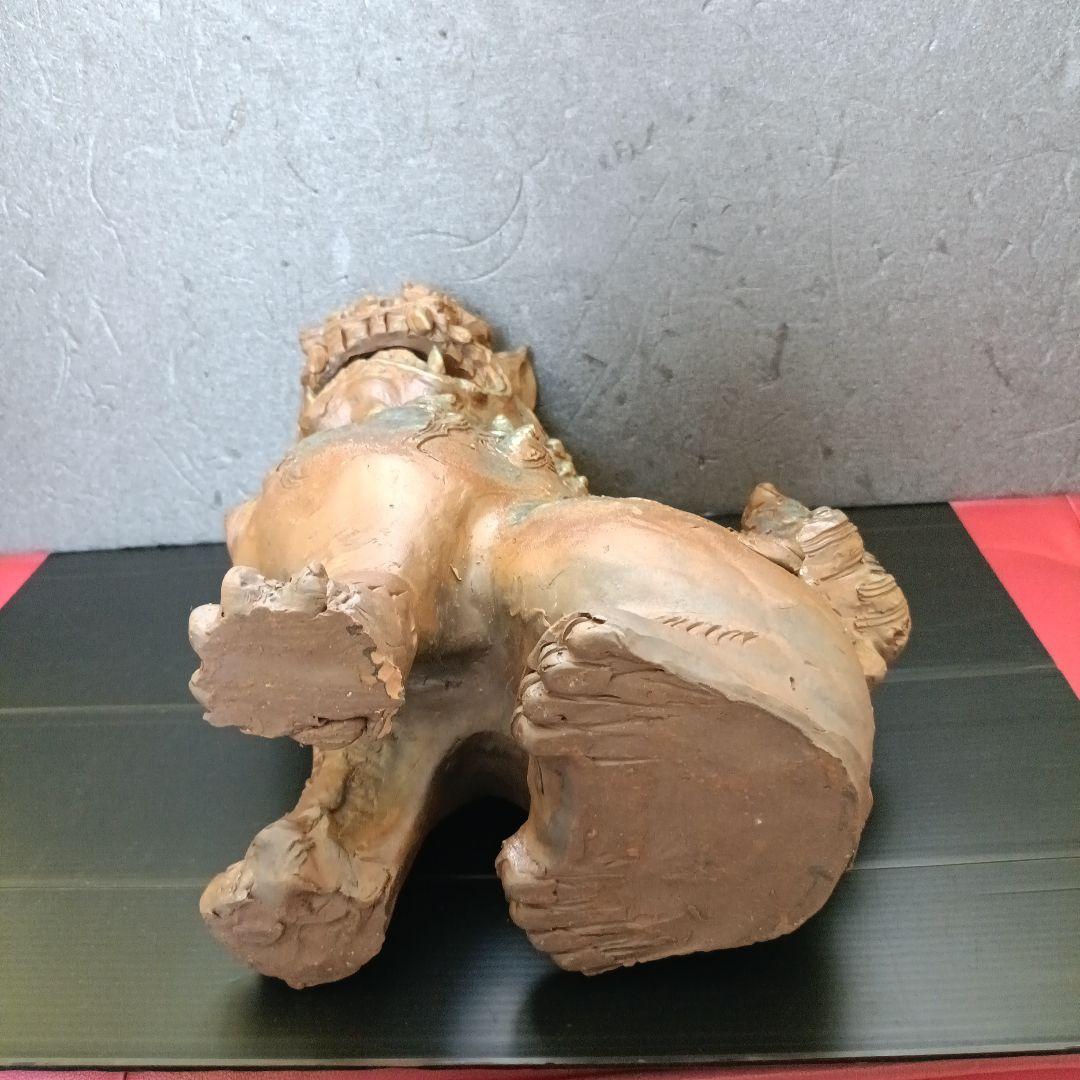 マスカット　シーサー　壺屋焼