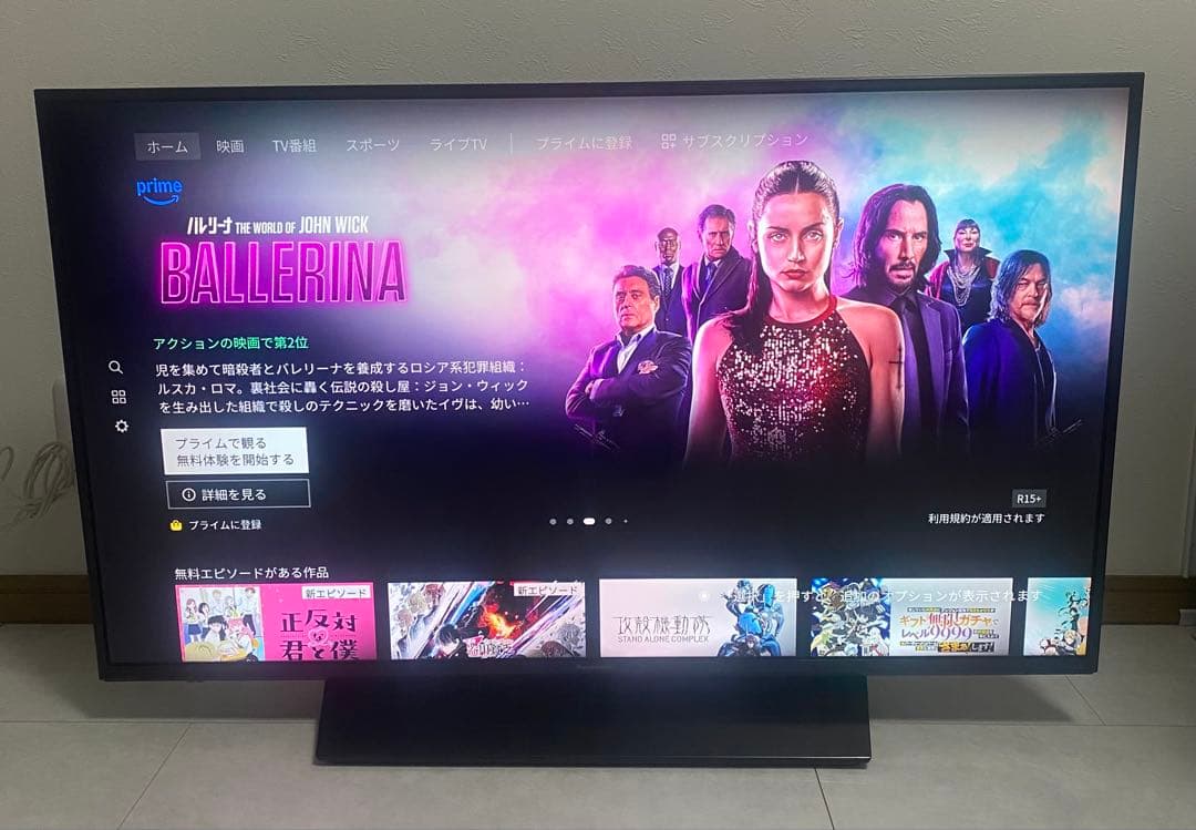 送料込　パナソニック ビエラ　43V型 4K 液晶テレビ TH-43HX850