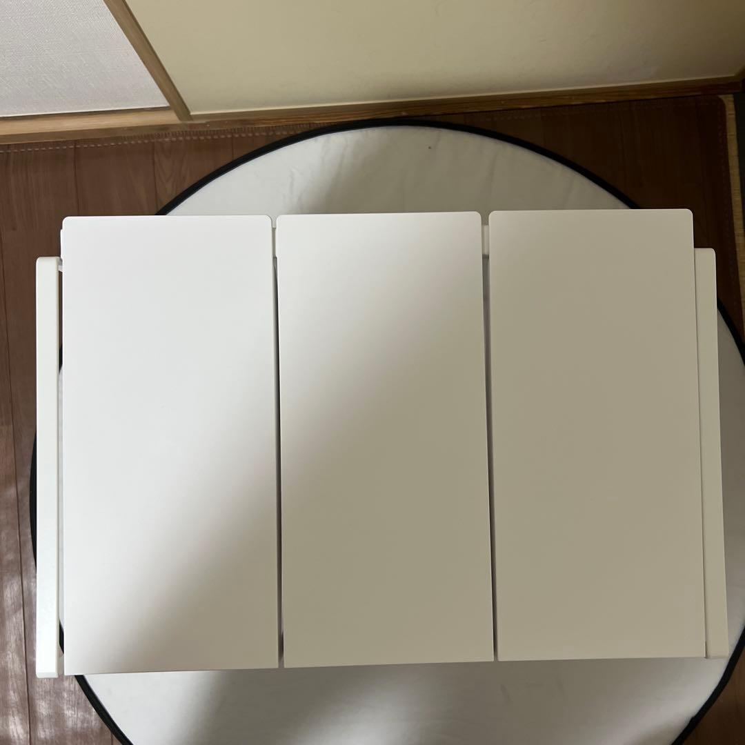 tower 山崎実業 蓋付き目隠し分別ダストワゴンタワー3分別 ゴミ箱