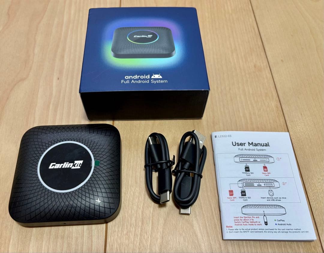 【正規品】Carlinkit Tbox Ambient aibox 日本語対応