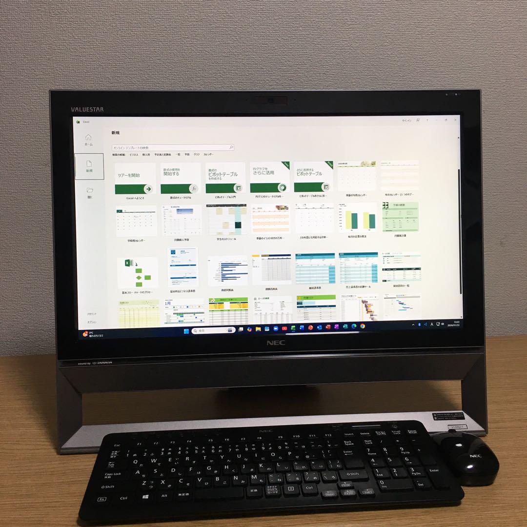 NEC VALUESTAR 地デジ Win11 一体型 デスクトップPC