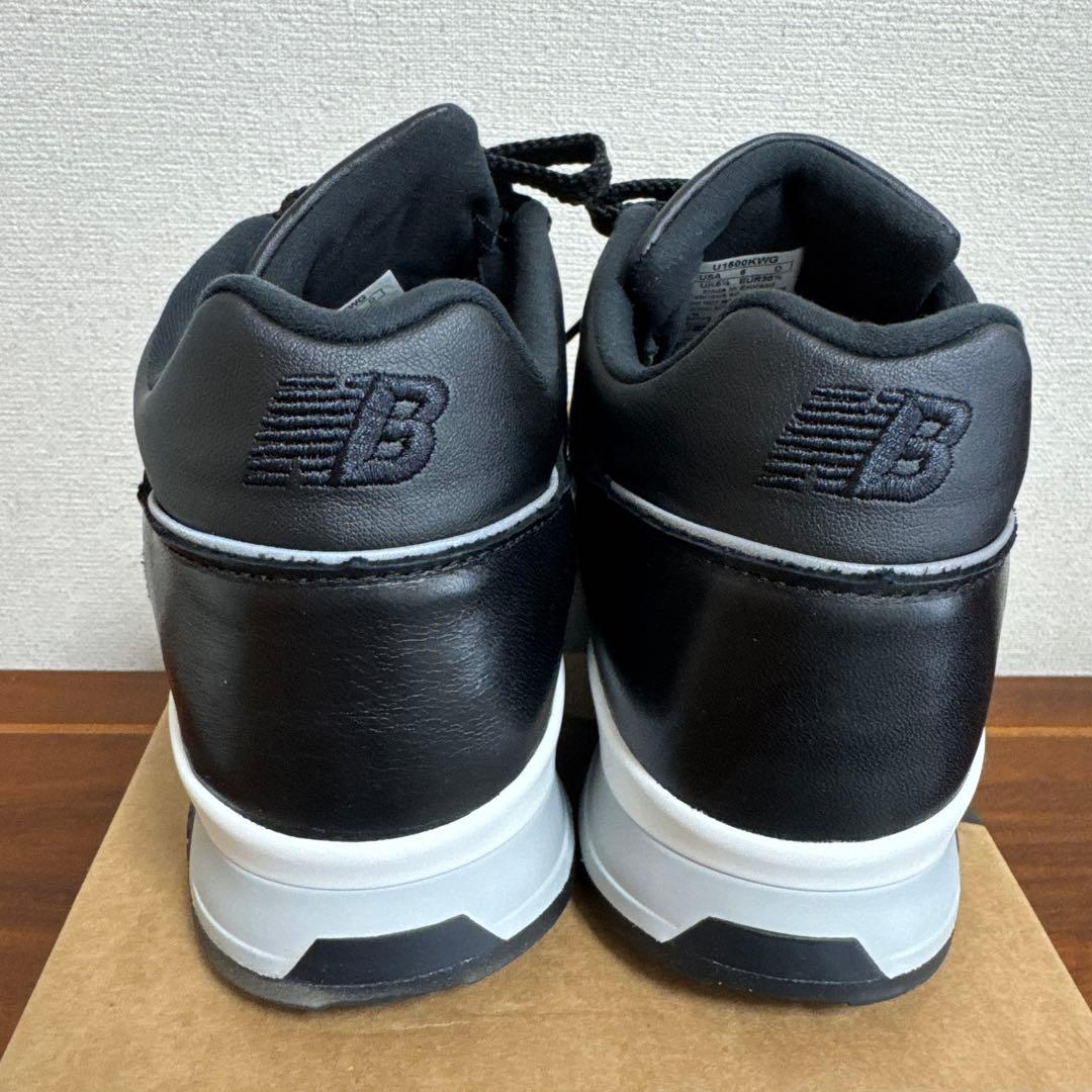 ニューバランス Made in UK 1500 24㎝　ブラックレザー