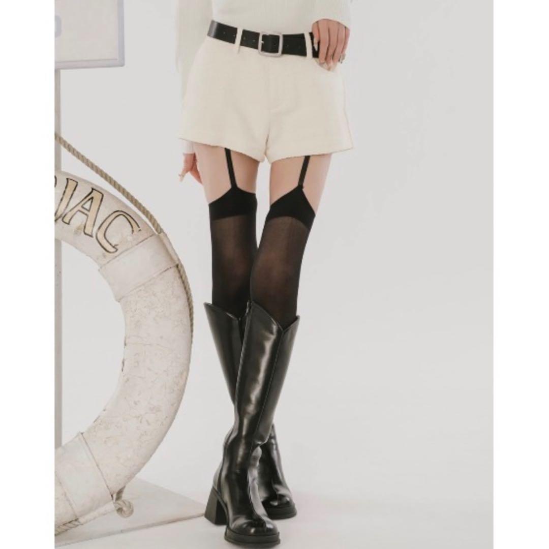 ショートパンツ ボンディングツイードショートパンツ ダーリッチ darich