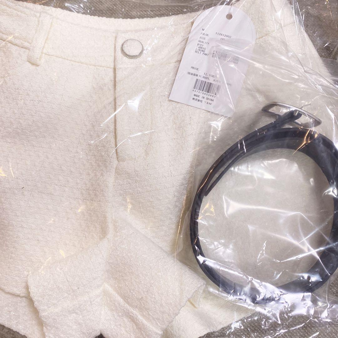 ショートパンツ ボンディングツイードショートパンツ ダーリッチ darich