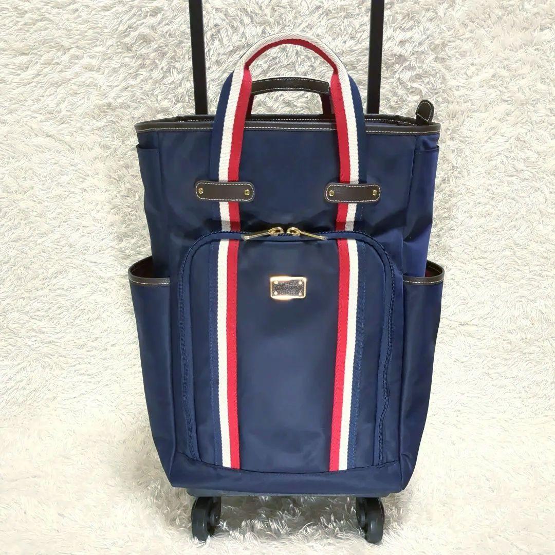 新品 SWANY スワニー トートキャリーバッグ トリコロール 4輪ストッパー