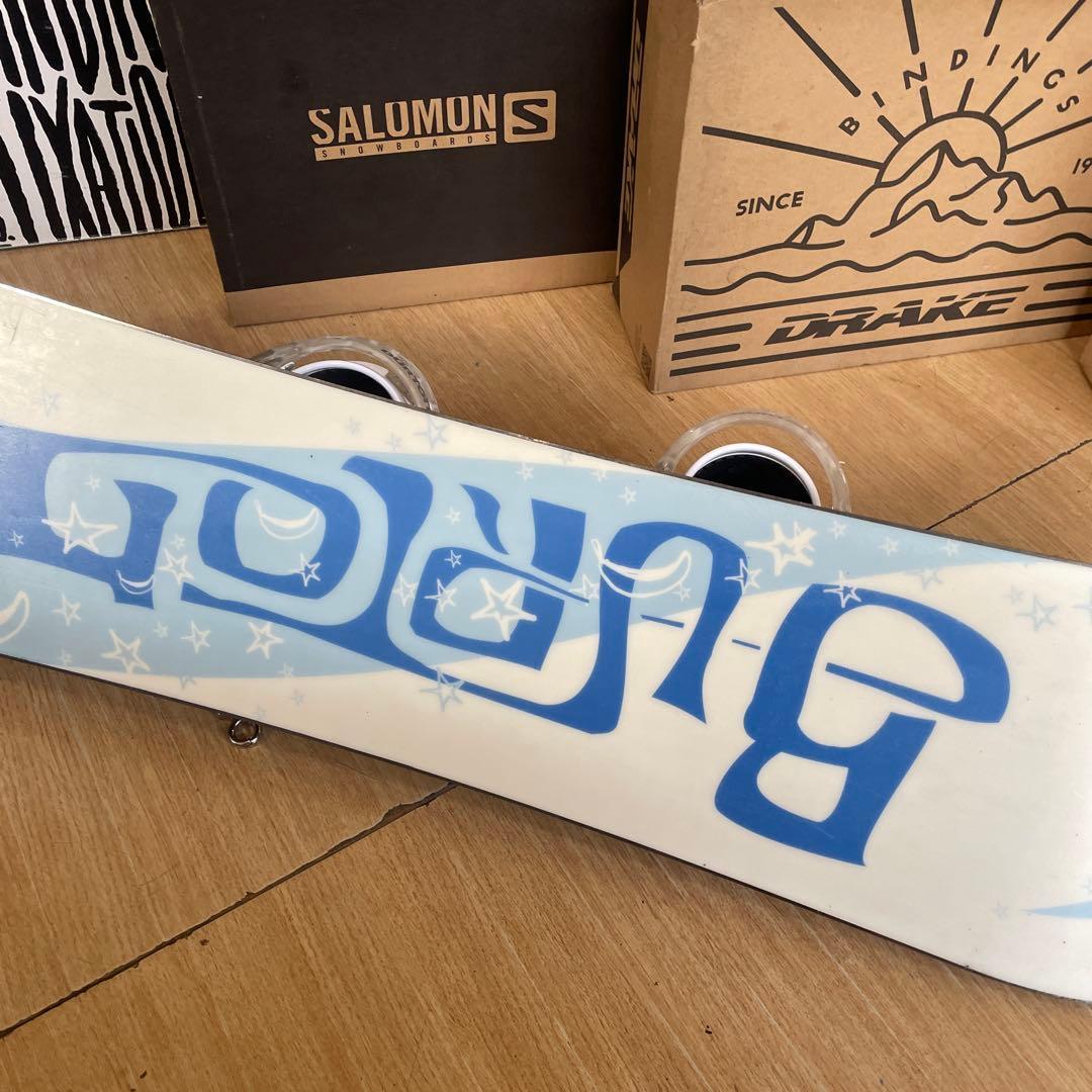 BURTON　キッズスノーボードセット　108cm　バートン　バイン付4点セット