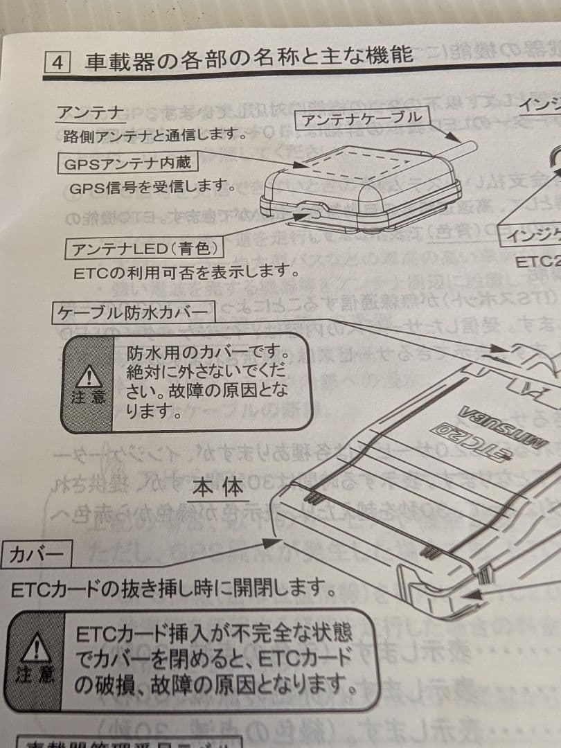 バイク用 ETC2.0 ミツバ MSC-BE700 アンテナ分離型